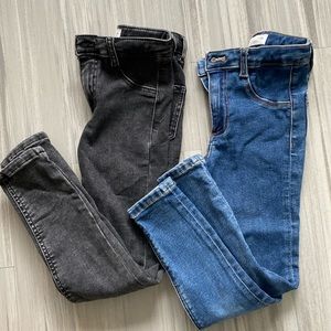 2 pair Zara kids skinny jeans